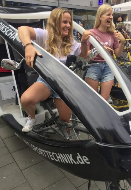 Exploring Munich in a Rikscha - Starting beside Marienplatz at Burgstraße 2