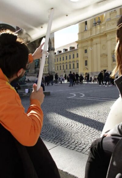 Exploring Munich in a Rikscha