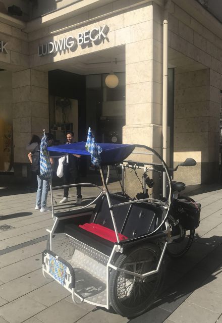 Exploring Munich in a Rikscha - What the rickshaw is really like