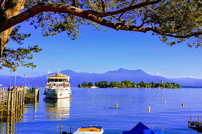 Herrenchiemsee Palace EXCLUSIVE Lake Chiemsee Tour with Salzburg or EAGLE'S NEST from Munich - Prien, the ferry, and the route to Herreninsel
