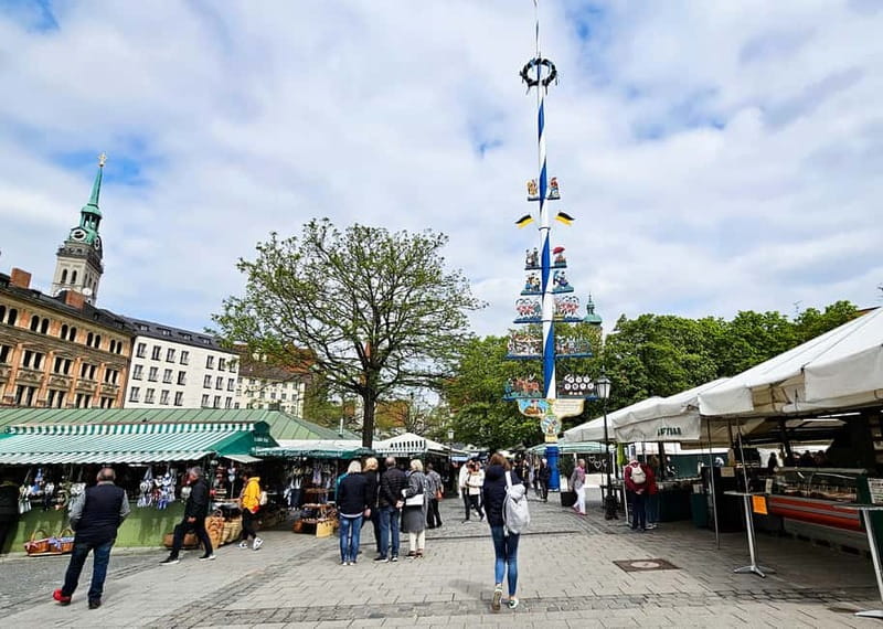 München: Vegetarische Viktualienmarkt-Probiertour Deutsch - Fifteen minutes around Marienplatz