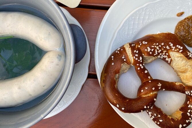 Munich 2 Hour Food Power Tour - Returning to the market for classic Bavarian bites