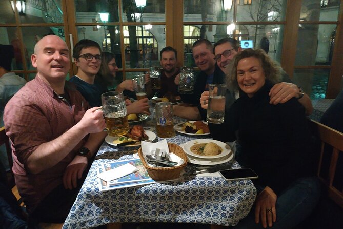 Munich Beer and Bavarian Bites Private Tour - Starting at Marienplatz with a local beer