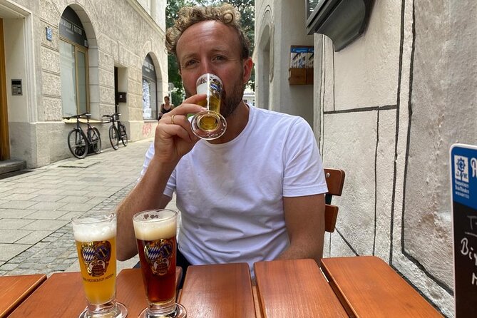 Munich Beer and Bavarian Bites Small-Group Tour - Starting at Marienplatz with a local beer