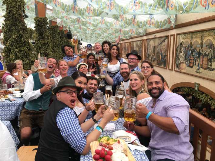 Munich Oktoberfest All-Inclusive Tour - Balcony seating, roast chicken, and two liters of beer