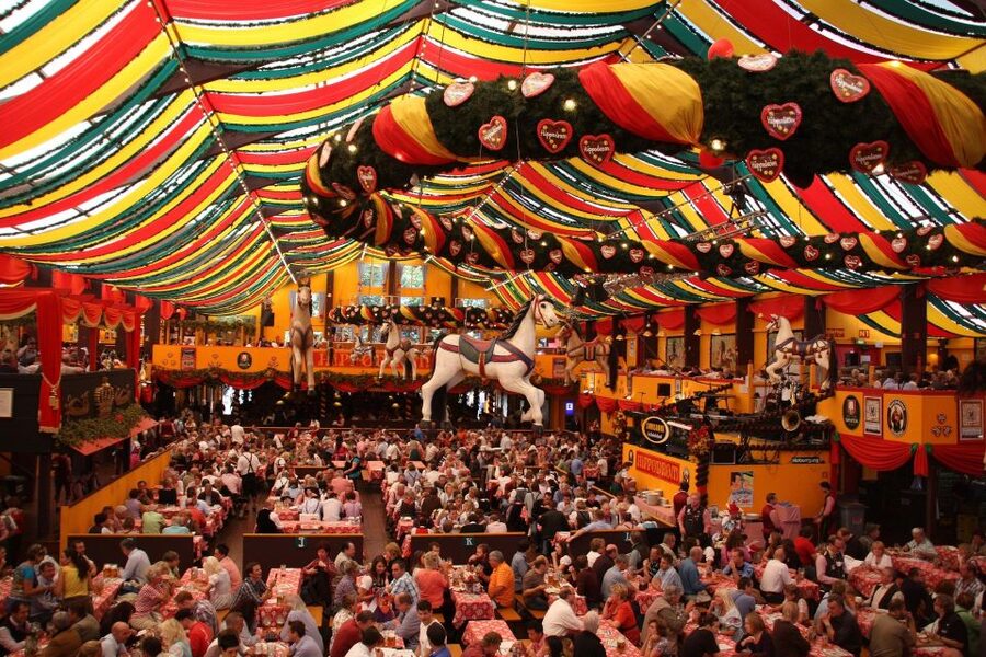 Munich: Oktoberfest Big Beer Tent Evening Table Reservation - What the six-and-a-half-hour tent visit feels like
