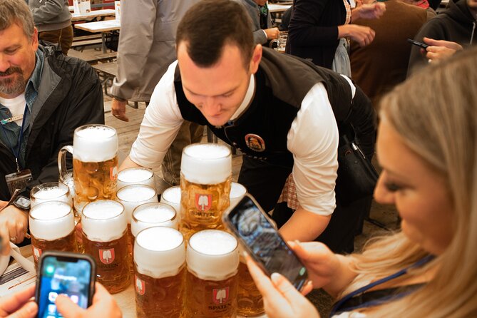 Munich Oktoberfest Tour with Beer Hall Table Reservations - Meeting at Karlsplatz and reaching Theresienwiese