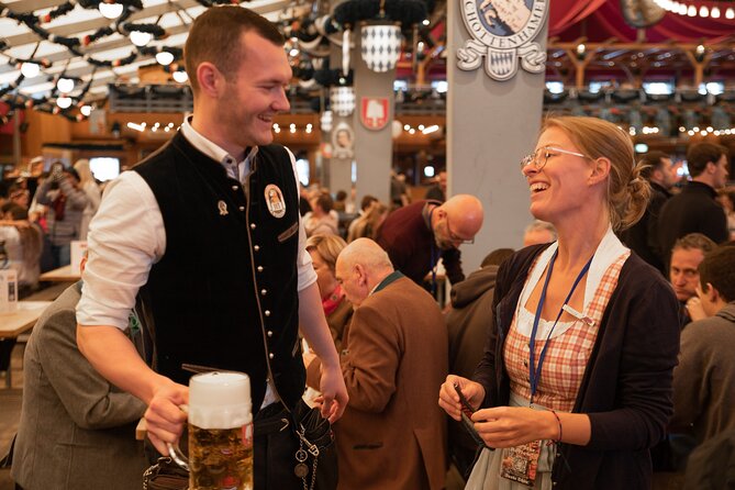Munich Oktoberfest Tour with Beer Hall Table Reservations - Schottenhamel and the famous first barrel