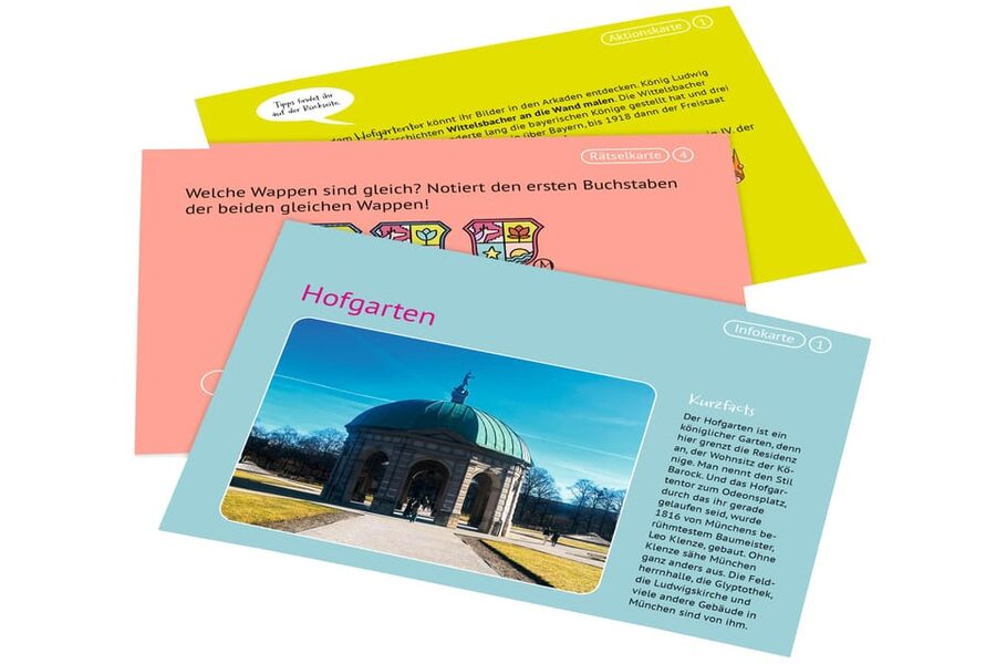 Munich: Self-guided sightseeing scavenger hunt for families - What you receive for $47