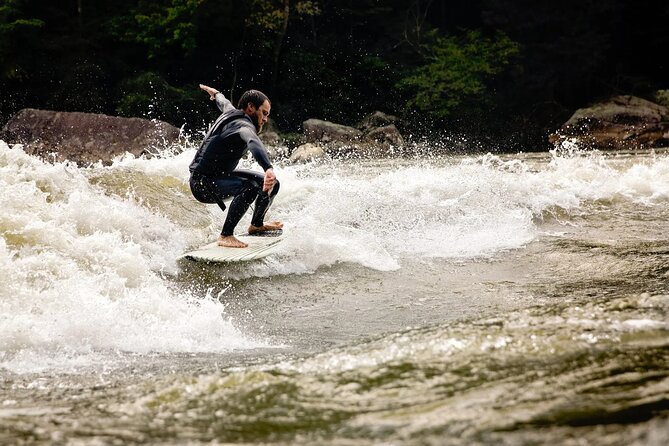 Munich: Surf Experience In Munich Eisbach River Wave -Germany - A famous sight in an everyday city setting