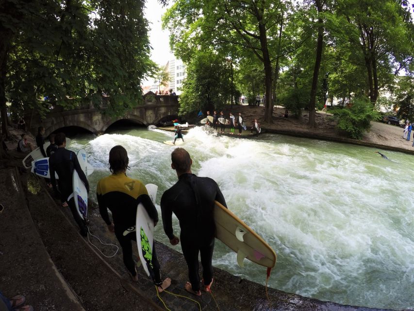 Munich Surf Experience Surfing In Munich Eisbach River Wave - The equipment makes a year-round session possible