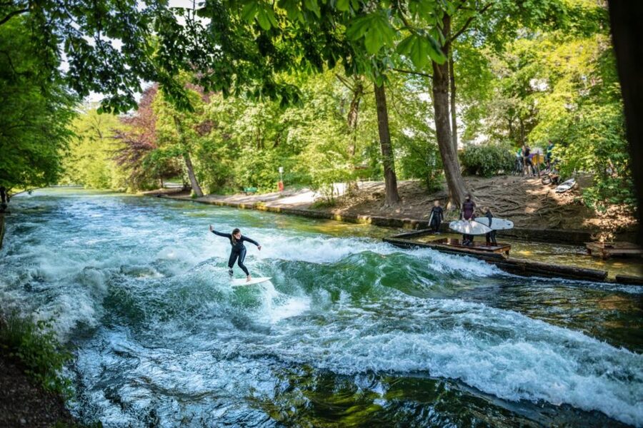 Munich Surf Experience Surfing In Munich Eisbach River Wave - Who should book this Munich activity