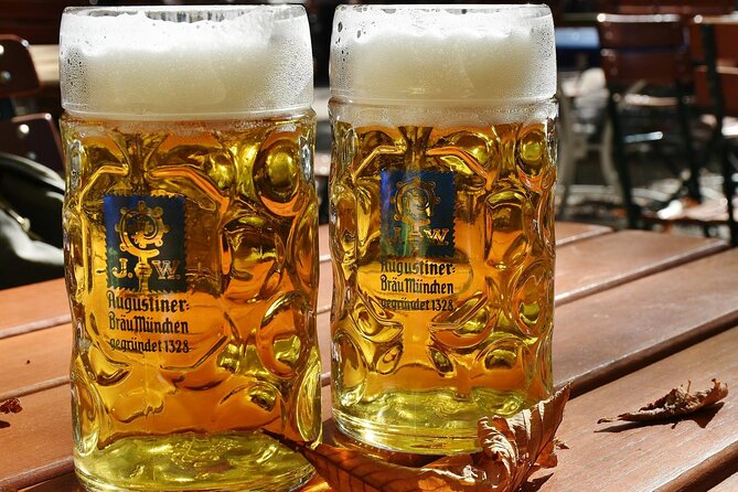 Self-guided Beer-Tour of Munich: Main Sights, Beer & Breweries - Viktualienmarkt puts food beside the beer